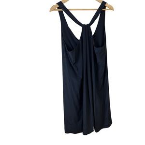 Eileen Fisher 100% Silk Crepe Sleeveless Dress with Pleats (XL) NWT